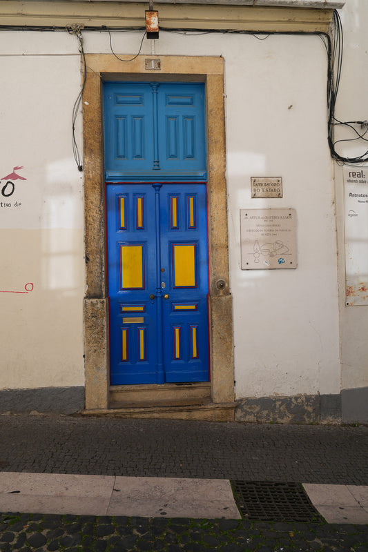 Blue Door, Madeira Print