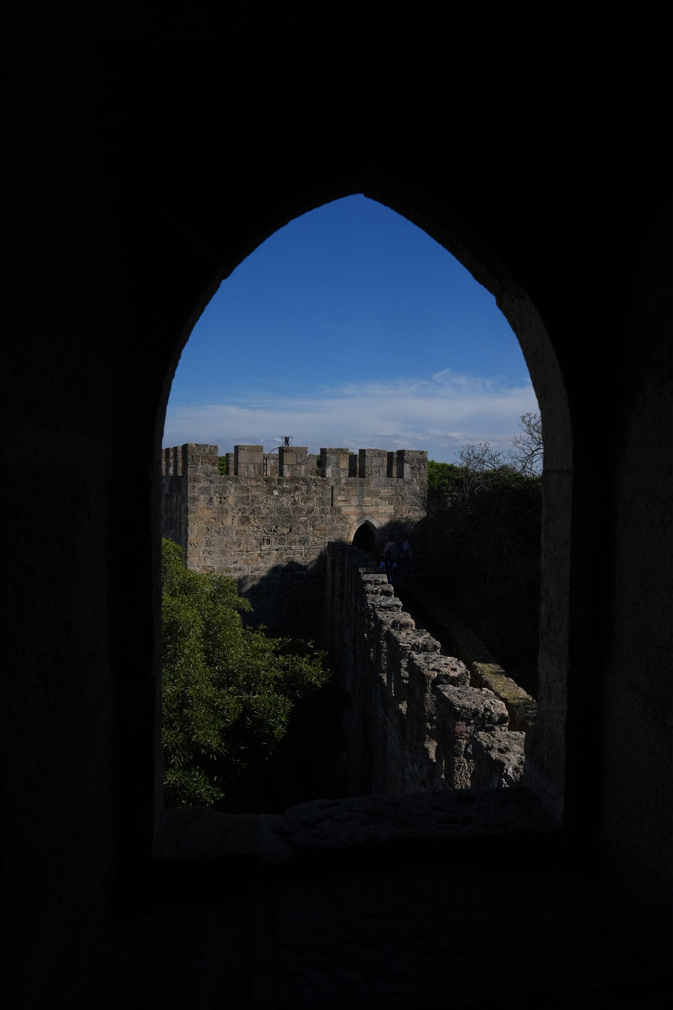 Castle through The Arch, Madeira Print